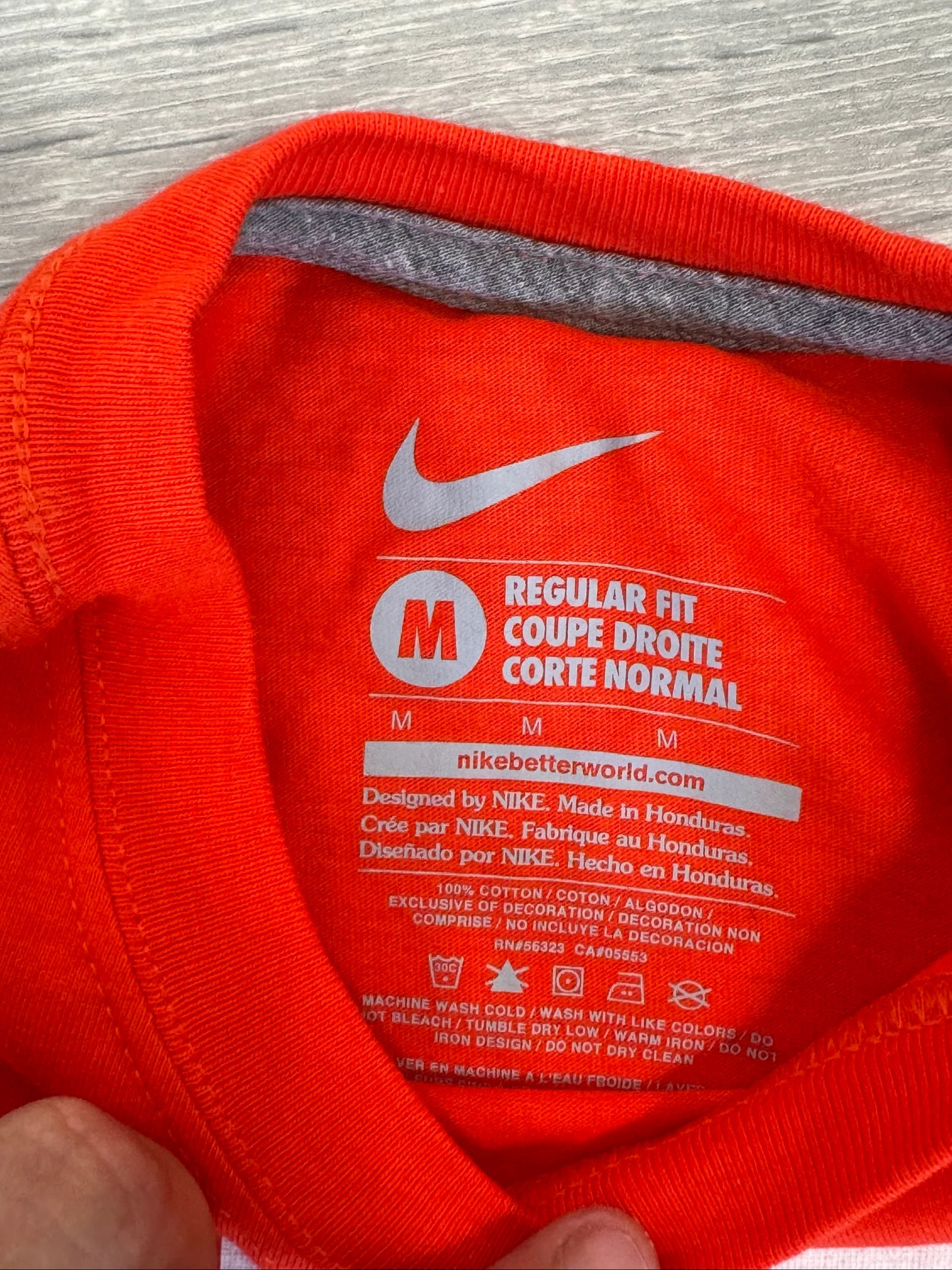 Camiseta Nike Play Hard Ball Baseball Vermelho Homem M Regular Fit 100% Algodão – photo 6